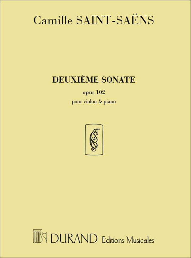 Sonate N.2 Op.102 Violon-Piano